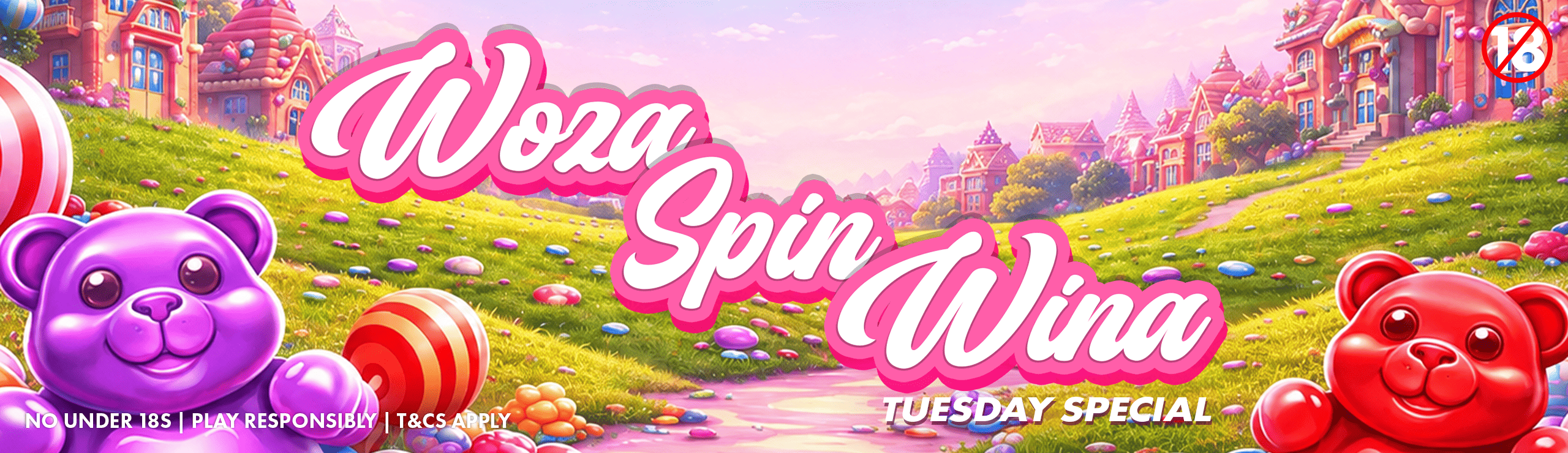 Afribet Woza Spin Win - Sugar Rush Tuesday Special